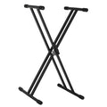Soporte Teclado Doble/Double Keyboard Stand ST003 Ortola Negro