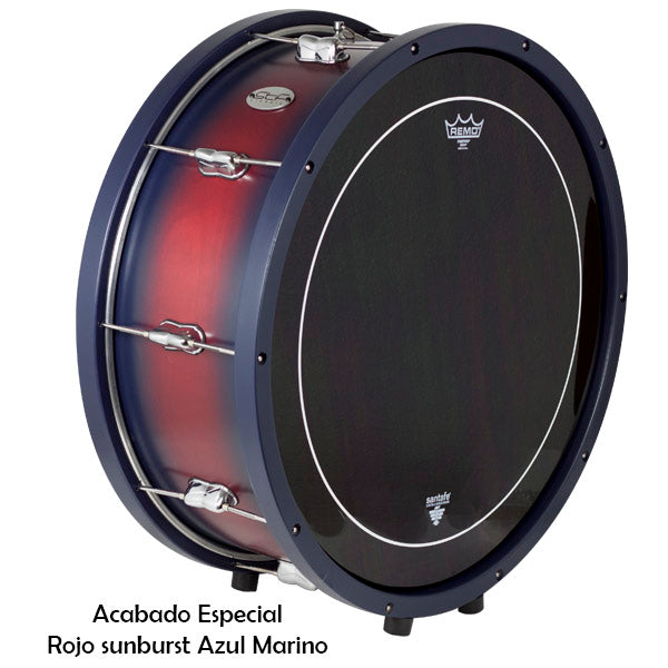 Bombo Marcha STF Classic 55x22 Cm Rojo Doble Sunburst Az Marino Ref. STF2630