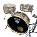 Set Bateria Santafe 20x8/14x8/10x5" Piccolo Cover Bubinga