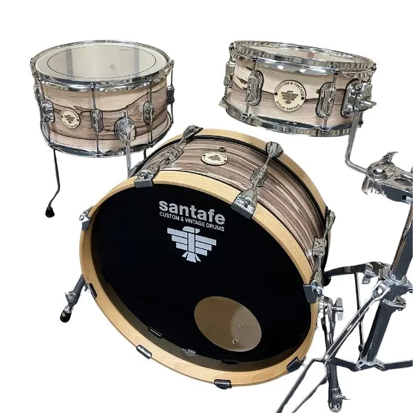 Set Bateria Santafe 20x8/14x8/10x5" Piccolo Cover Bubinga