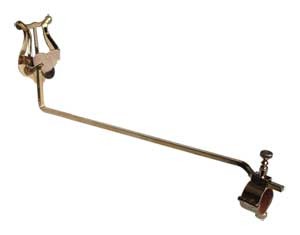 Suporte de Trombone Tenor Fixo Dourado Samba (22mm)
