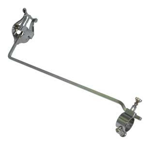 Atril Trombon Tenor Fijo Plateado Samba (20mm)