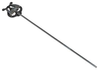Atril Universal Recto Cromado Flexible Super Samba (245mm)