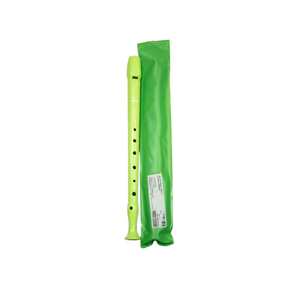 Flauta Dulce Hohner 95084GR Plastico Digitacion Alemana 1 Pieza Verde