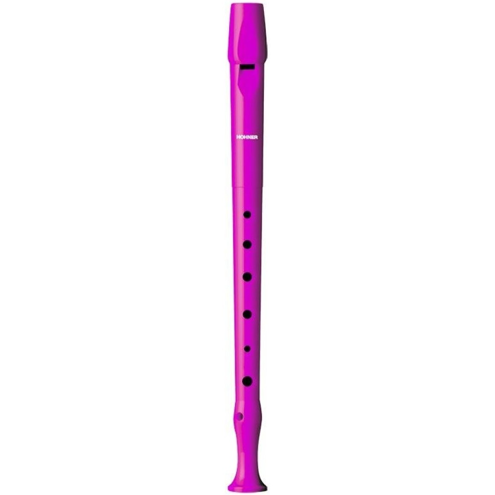 Flauta Dulce Hohner 95084PK Plastico Digitacion Alemana 1 Pieza Rosa