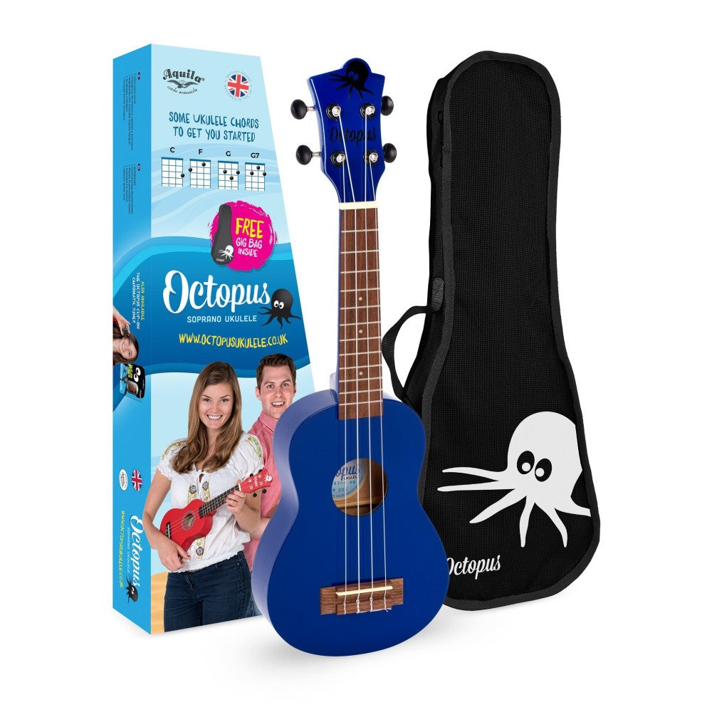 Ukelele Soprano Octopus Azul Marinho UK200DB