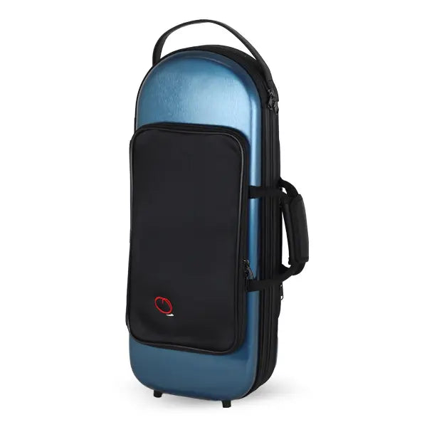 Estuche Trompeta PC Series Ortola Ref. 004PC Mochila Azul Verdoso Rayado