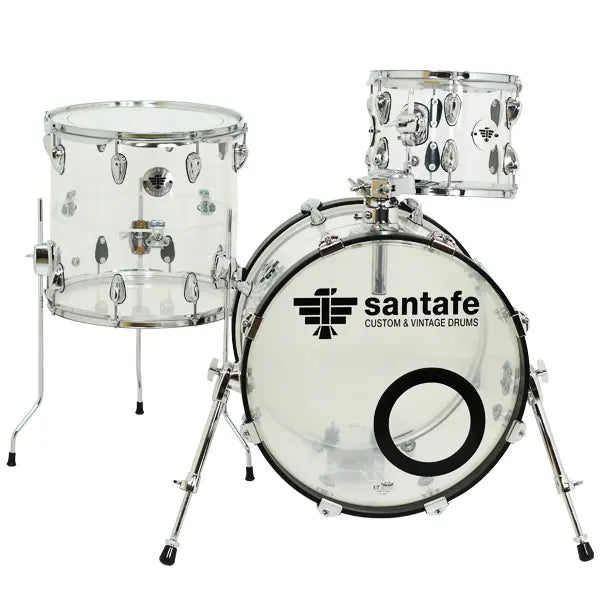 Set Bateria Santafe 18x15/14x14/10x8" Compact Rojo SC0010
