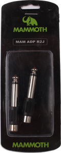 Adaptador Mammoth RCA a Jack MAM-ADP-R2J