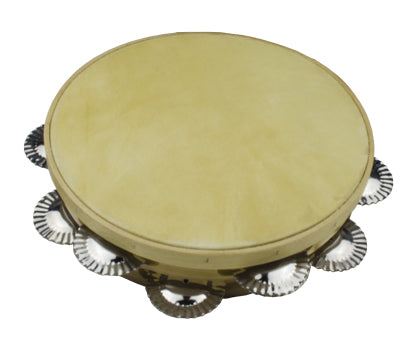 Pandereta Samba 25 cm Gallega Doble Sonaja Acero Inoxidable 495SM