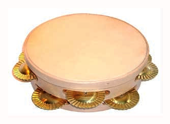 Pandereta Gallega Samba Doble 20 cm Sonaja Laton 498SM