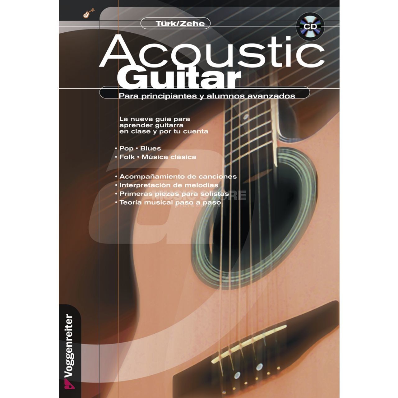 Acustic Guitar CD para Principiantes y Alumnos Avanzados