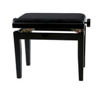 Piano Bench Deluxe Glossy Black