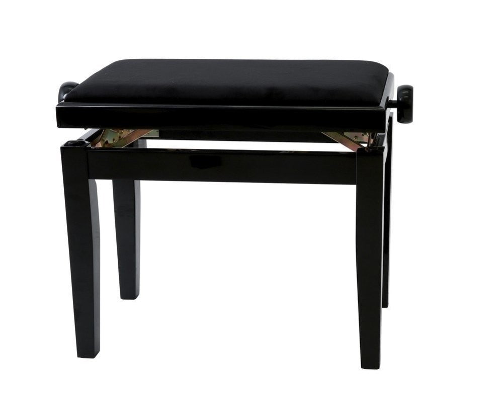 Piano Bench Deluxe Glossy Black