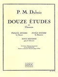 Doze Estudos para Clarinete. Dubois, P. M.