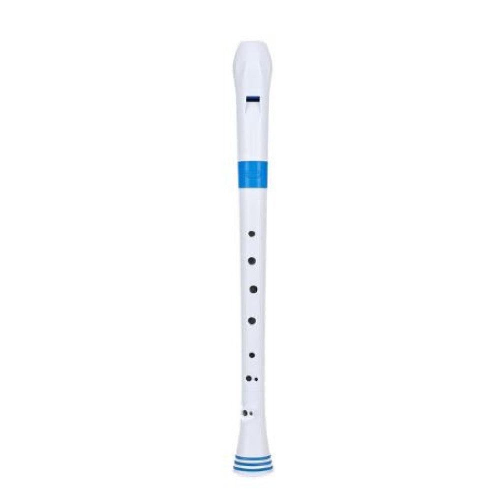 Flauta Nuvo Recorder Digitação Alemã N310RDBLG Branca/Azul