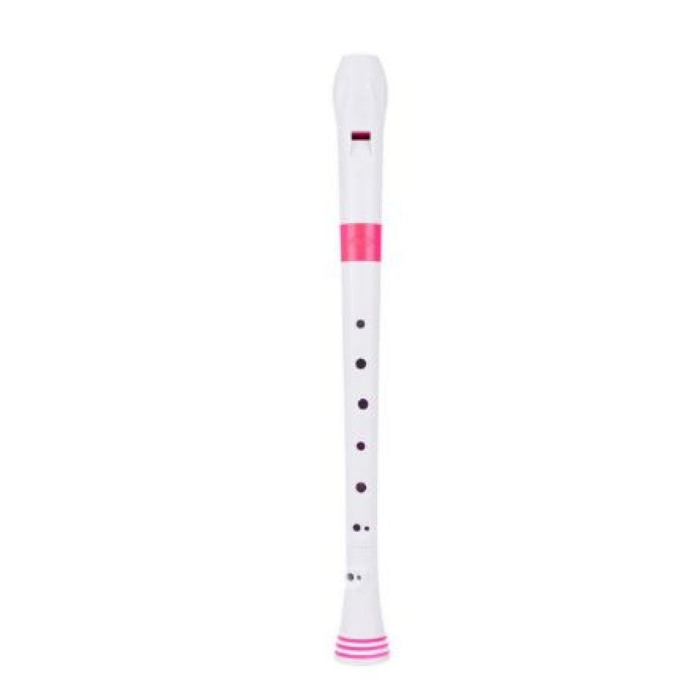 Flauta Nuvo Recorder Digitacion Barroca N310RDPKB Blanca/Rosa