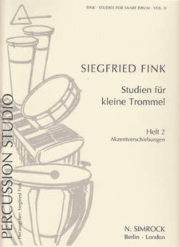Studien für Kleine Trommel Heft: 1. Snare Drum. Fink, S.