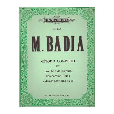 Método de Trombón de Pistones Vol. 1 para Trombón. Badía, M.