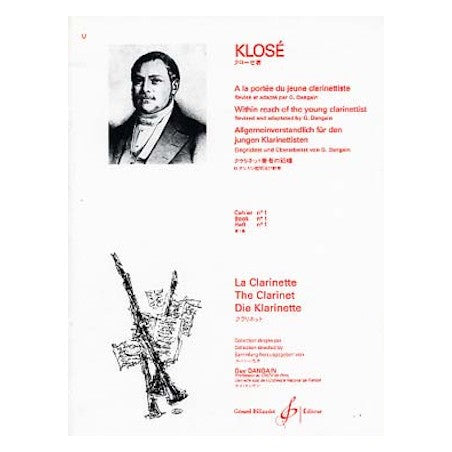 Within Reach of the Young Clarinetist Vol. 1 220 Exercises. Klose, D.