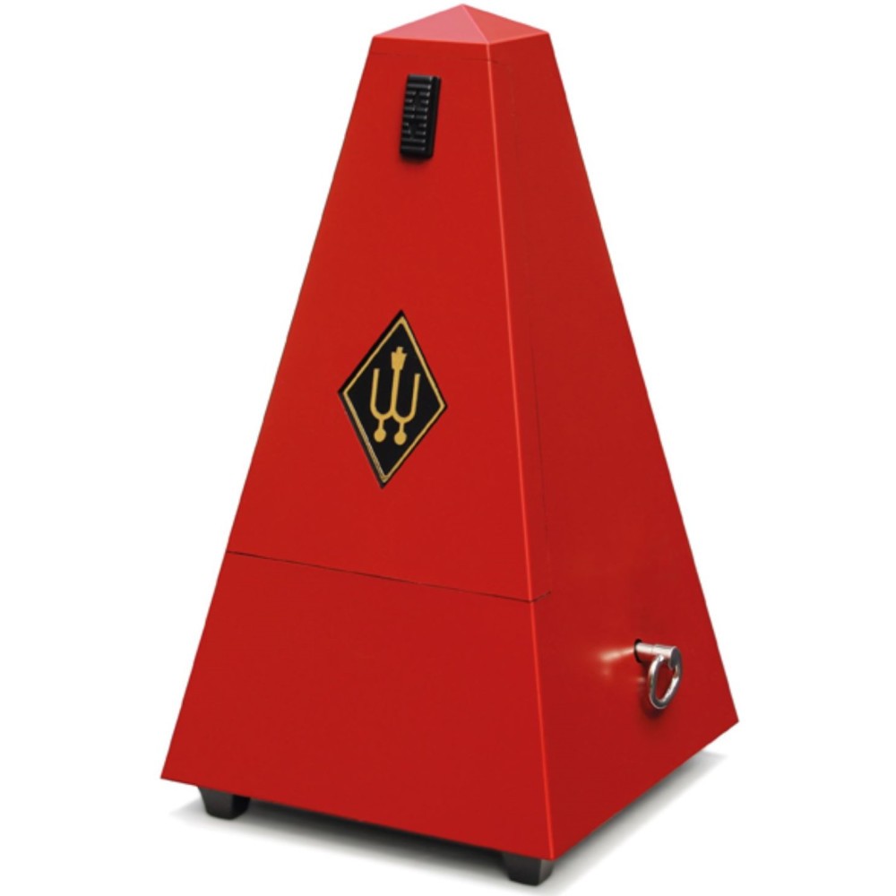 Metronomo Wittner 845201 Designer Series Decorado Rojo Oscuro