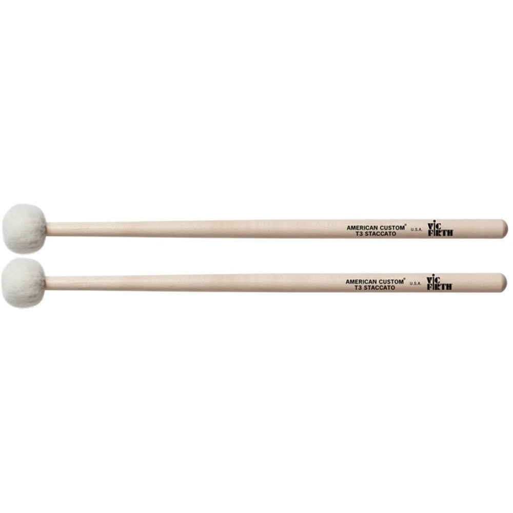 Pair of Vic Firth Timpani T3 American Custom Staccato Mallets