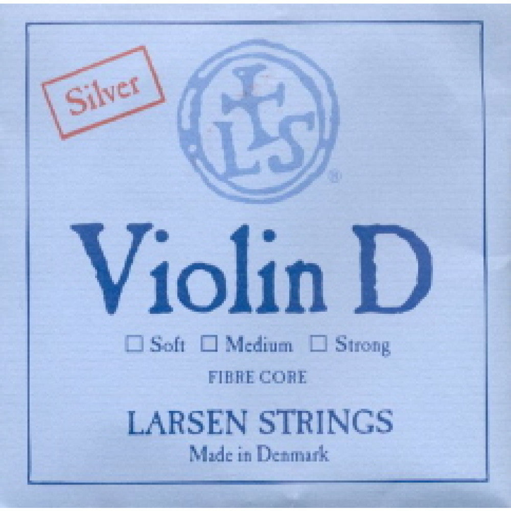 Cuerda Violin 4/4. 3ª Re Larsen Original Plata Media