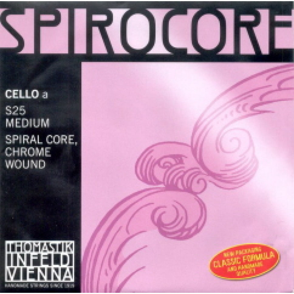 Cuerda Violoncello 4/4. 1ª La Thomastik Spirocore S25ST Fuerte