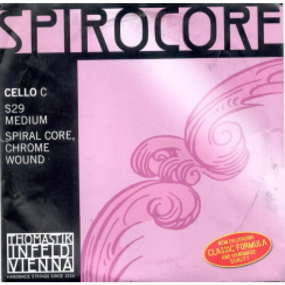 Cuerda Violoncello 4/4. 4ª Do Thomastik Spirocore S29ST Fuerte