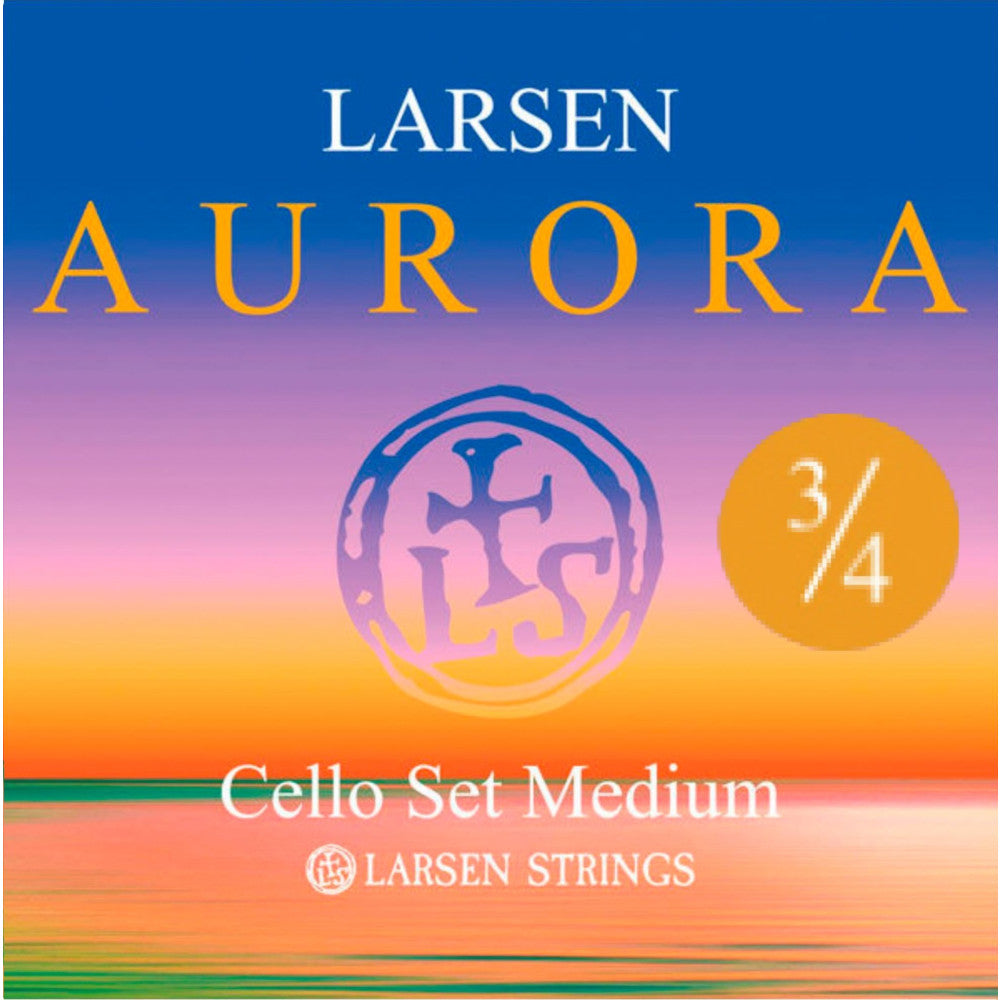 Juego Cuerdas Violoncello 3/4 Larsen Aurora Media
