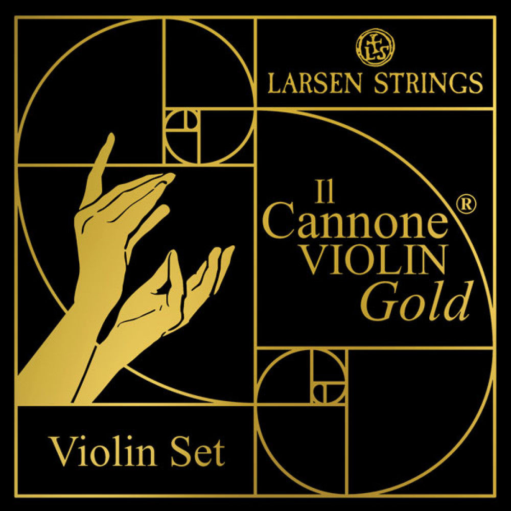 Juego Cuerdas Violin 4/4 Larsen Il Cannone Gold