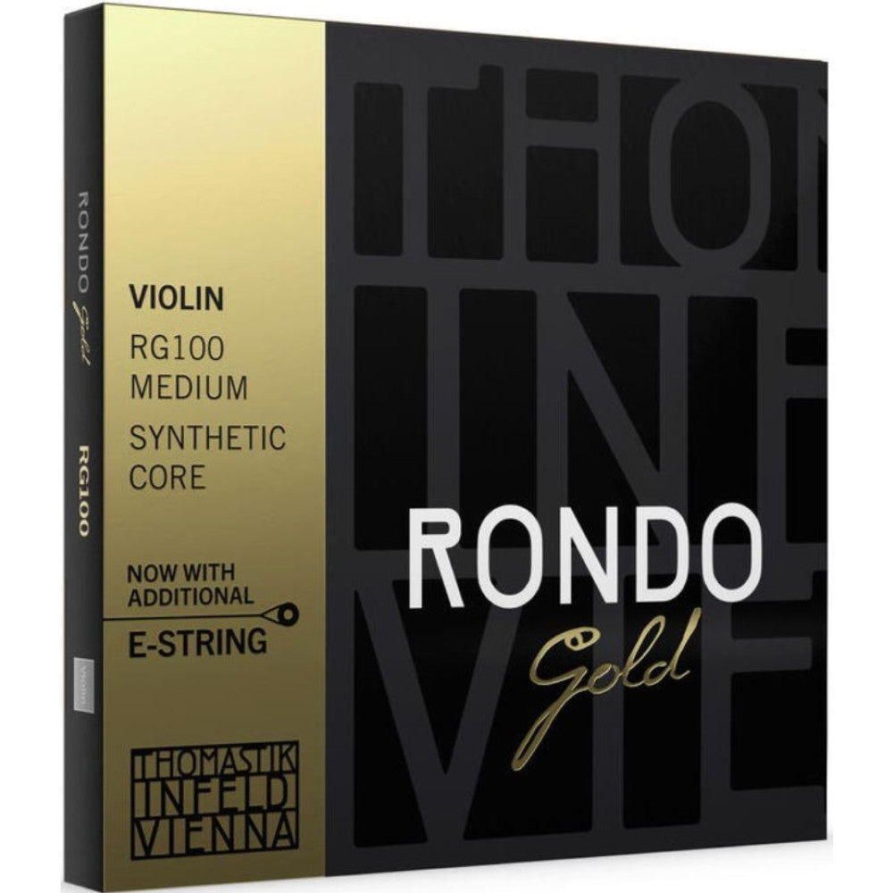 Juego Cuerdas Violín 4/4 Thomastik Rondo Gold RG100