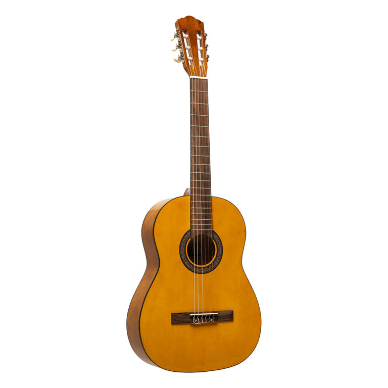 Pack Guitarra Clasica 3/4 Stagg SCL50 Natural con Funda y Afinador_03