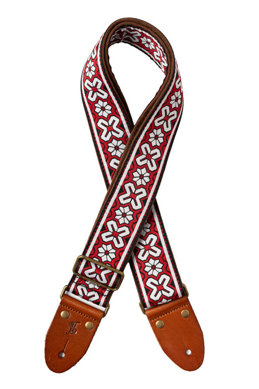 Correa Guitarra Stagg Tiare Roja