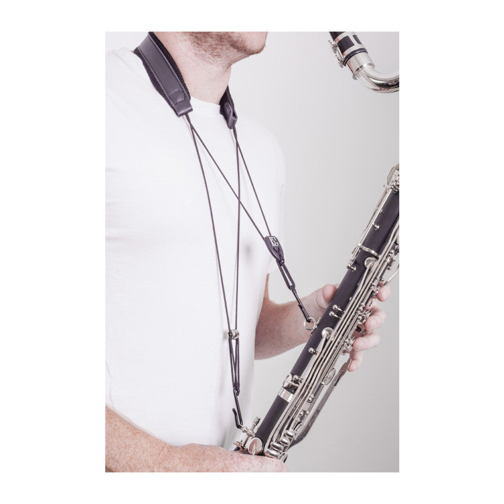 Cordon Clarinete Bajo BG C50B Cuero 2 Ganchos - detalle 2