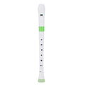 Flauta Nuvo Recorder Digitação Barroca N310RDGRB Branca/Verde