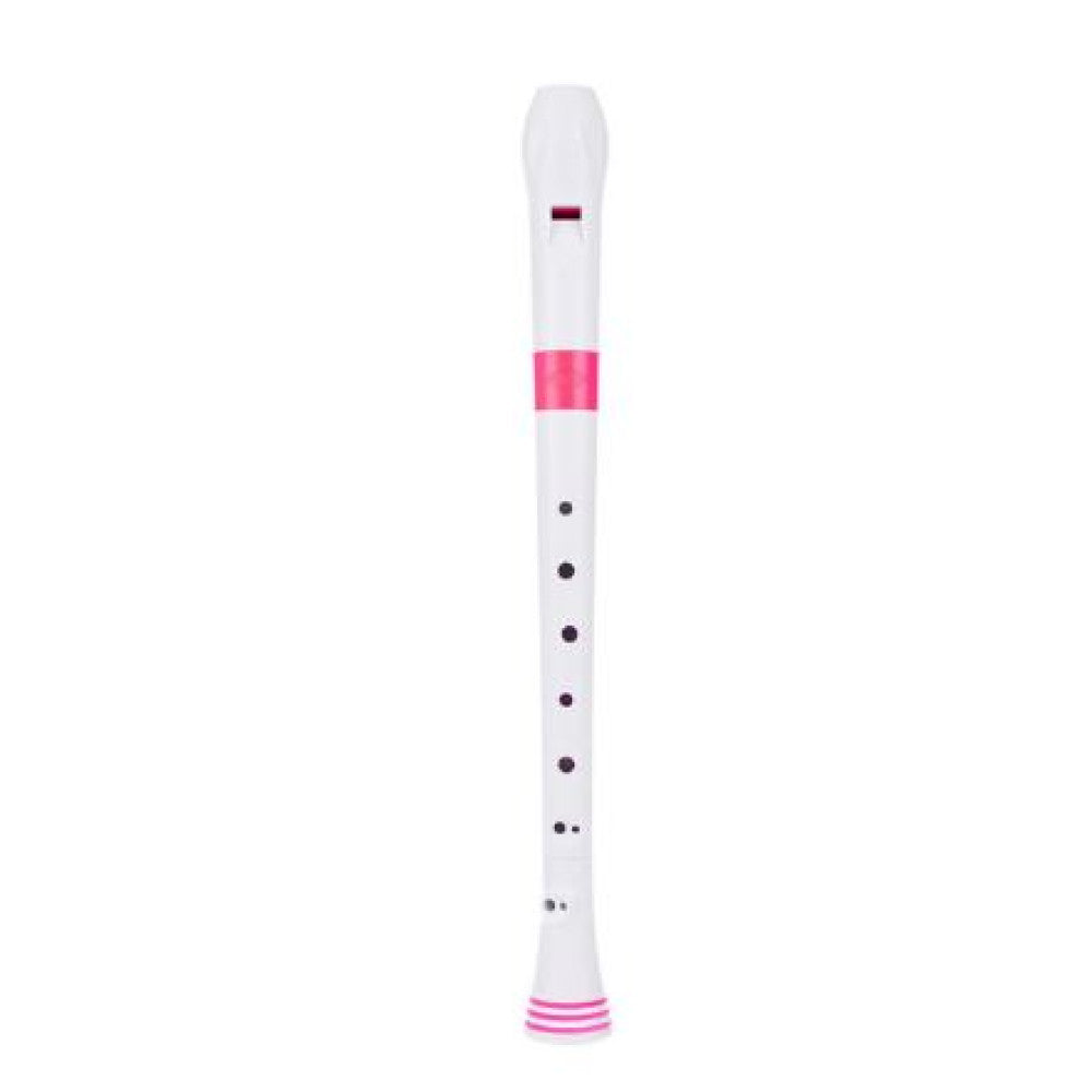 Flauta Nuvo Recorder Digitacion Barroca N310RDPKB Blanca/Rosa