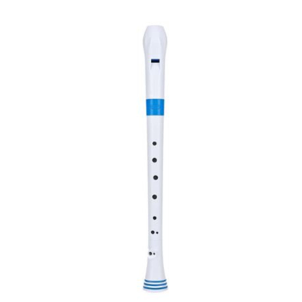 Flauta Nuvo Recorder Digitação Alemã N310RDBLG Branca/Azul