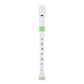 Flauta Nuvo Recorder Digitação Alemã N310RDGRG Branca/Verde