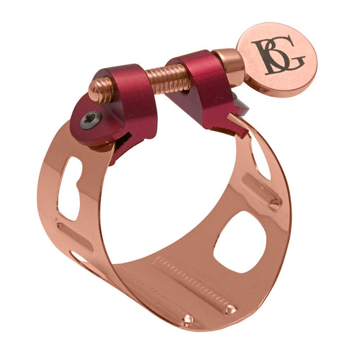 Abrazadera Saxofon Soprano BG Duo Oro Rosa LDS9