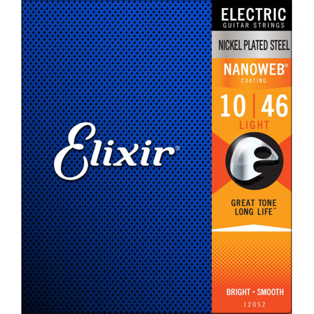 Juego Cuerdas Guitarra Electrica ELIXIR Nanoweb Nickel Plated Steel 12052 ( 1046 )