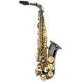 Saxofon Alto Taylor Collins TCAS-05 Negro Plateado Llaves Doradas