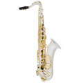 Saxofon Tenor Taylor Collins TCTS-07 Plateado Llaves Doradas