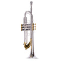 Trompeta Taylor Collins TCTR-069BH Plateada Pistones Monel en Sib