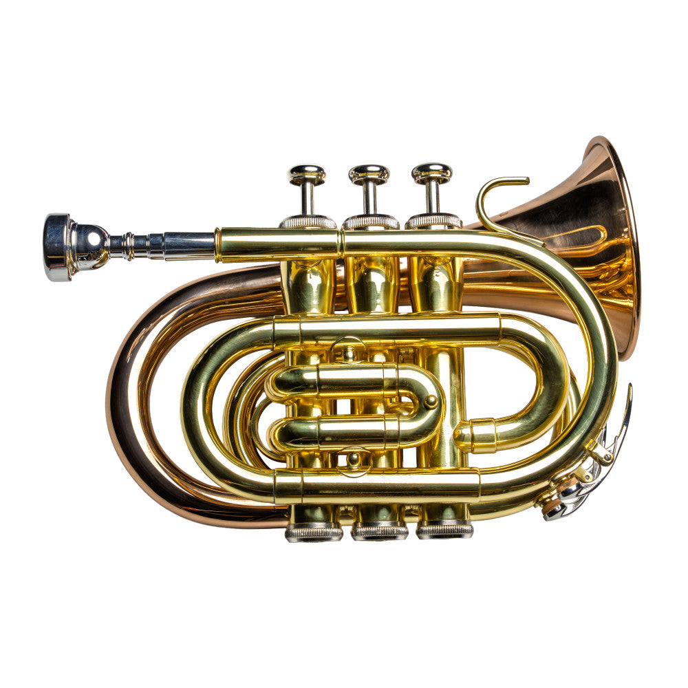 Trompeta Pocket Taylor Collins TCPTR-36 Lacada Oro Rosa