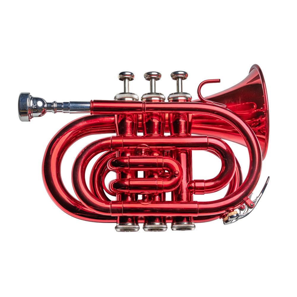 Trompeta Pocket Taylor Collins TCPTR-13 Roja en Sib