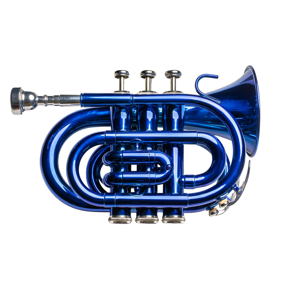 Trompeta Pocket Taylor Collins TCPTR-13 Azul en Sib