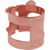 Abrazadera Saxofon Alto Bonade Invertida Chapada Oro L2254UPO
