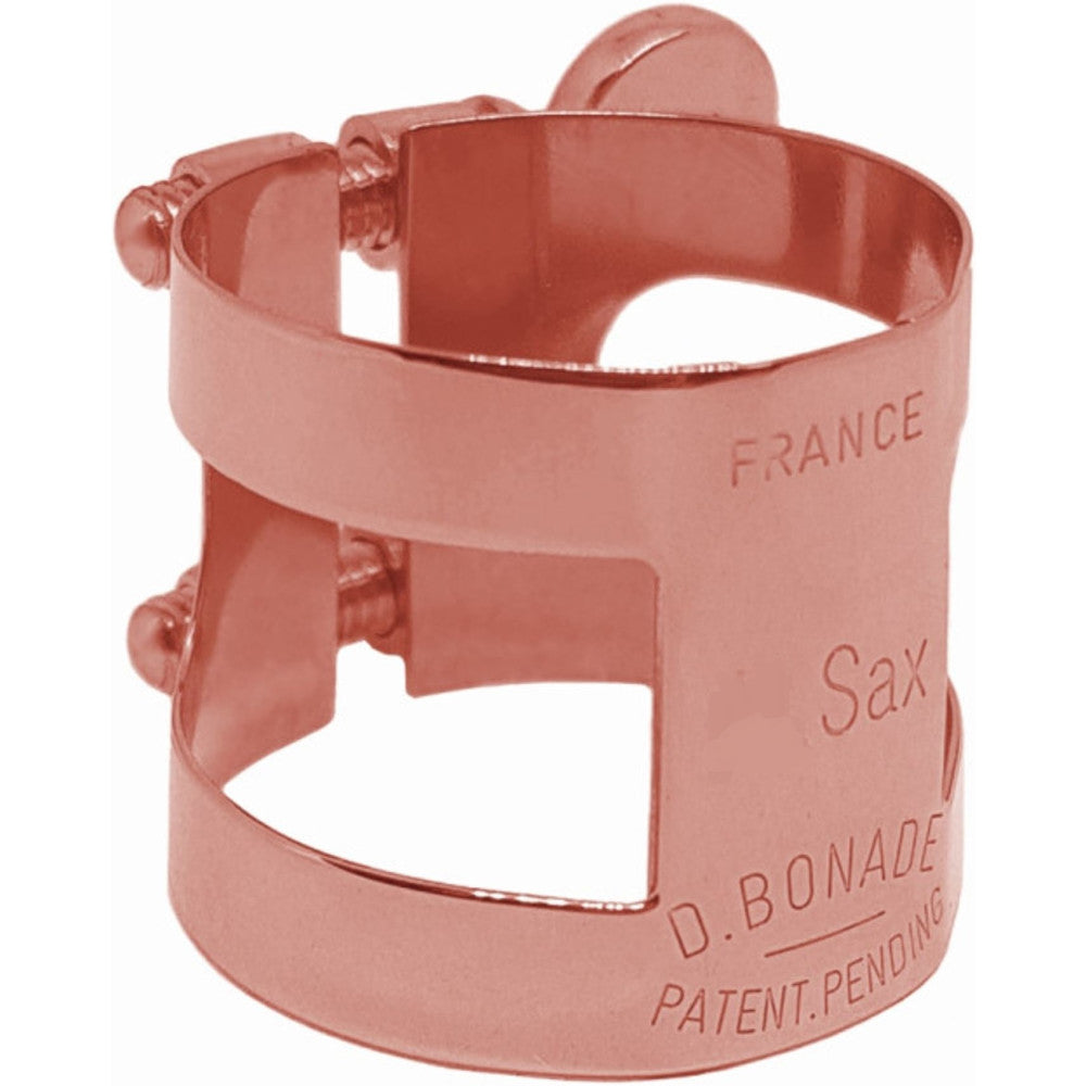Abrazadera Saxofon Alto Bonade Invertida Chapada Oro L2254UPO
