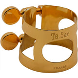 Abrazadera Saxofon Tenor Bonade M80 Lacada Oro Envejecido LSTEM80DGO